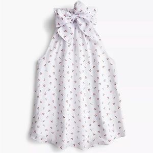 GUC halter size 00 jcrew 🍒 print top